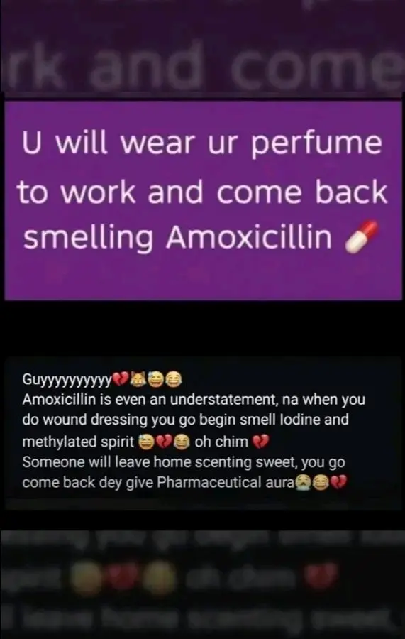 This one better..
Go labour room come back you go the smell perineum Meconium stain, amniotic fluid...