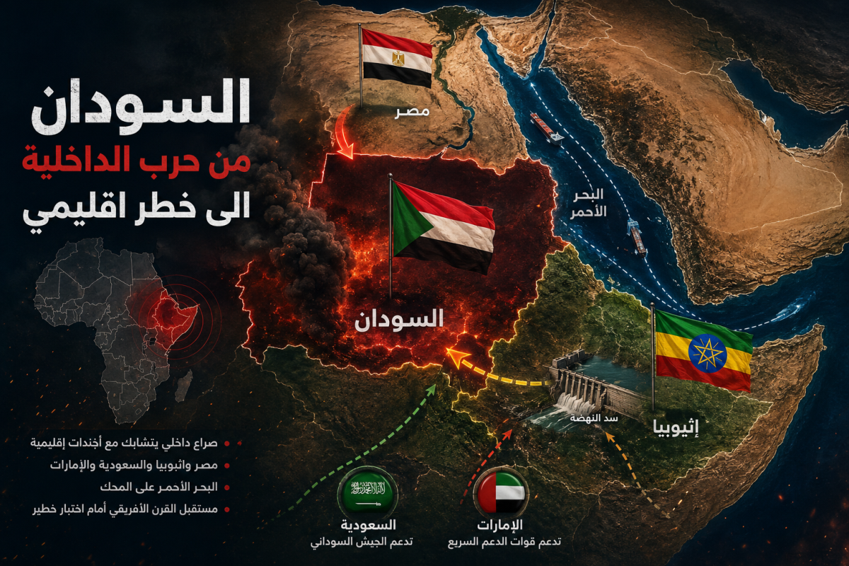 #خط_عريض
الحرب المشتعلة في السودان لم تعد شأناً سودانياً داخلياً فحسب. فكل يوم تستمر فيه هذه المأسا...