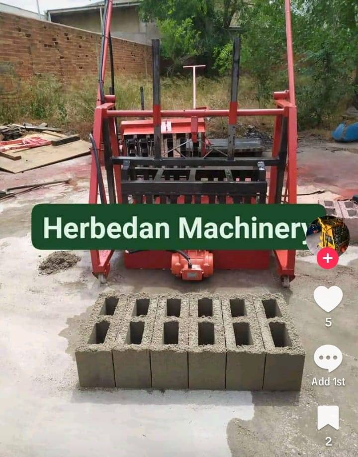 Herbedan Machinery for your blocks moulding machines.
Place your order on +2348130391424 WhatsApp....