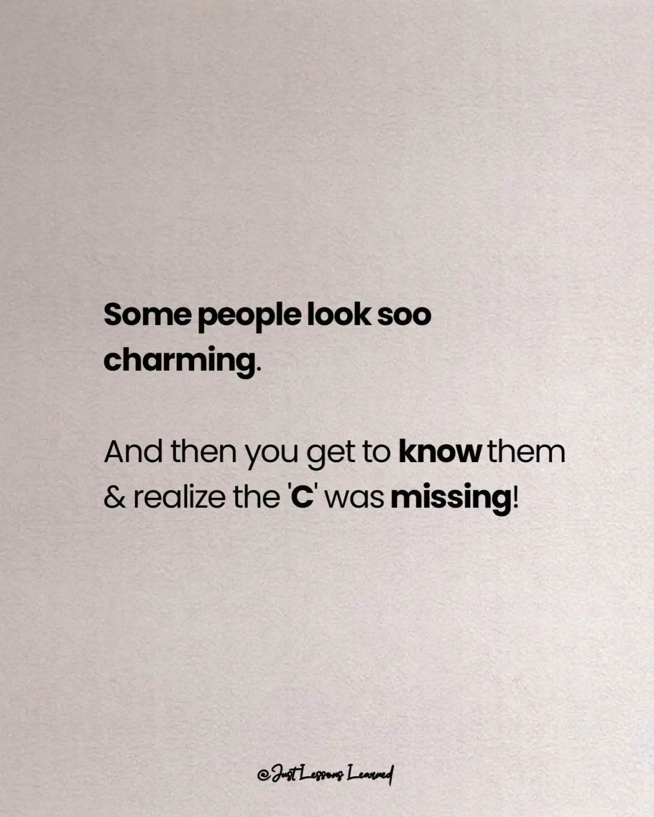 Good morning Leekeeleekee families
ππ SOME PEOPLE ARE SOOO CHARMINGβ¦ UNTIL YOU GET TO KNOW THEM!...