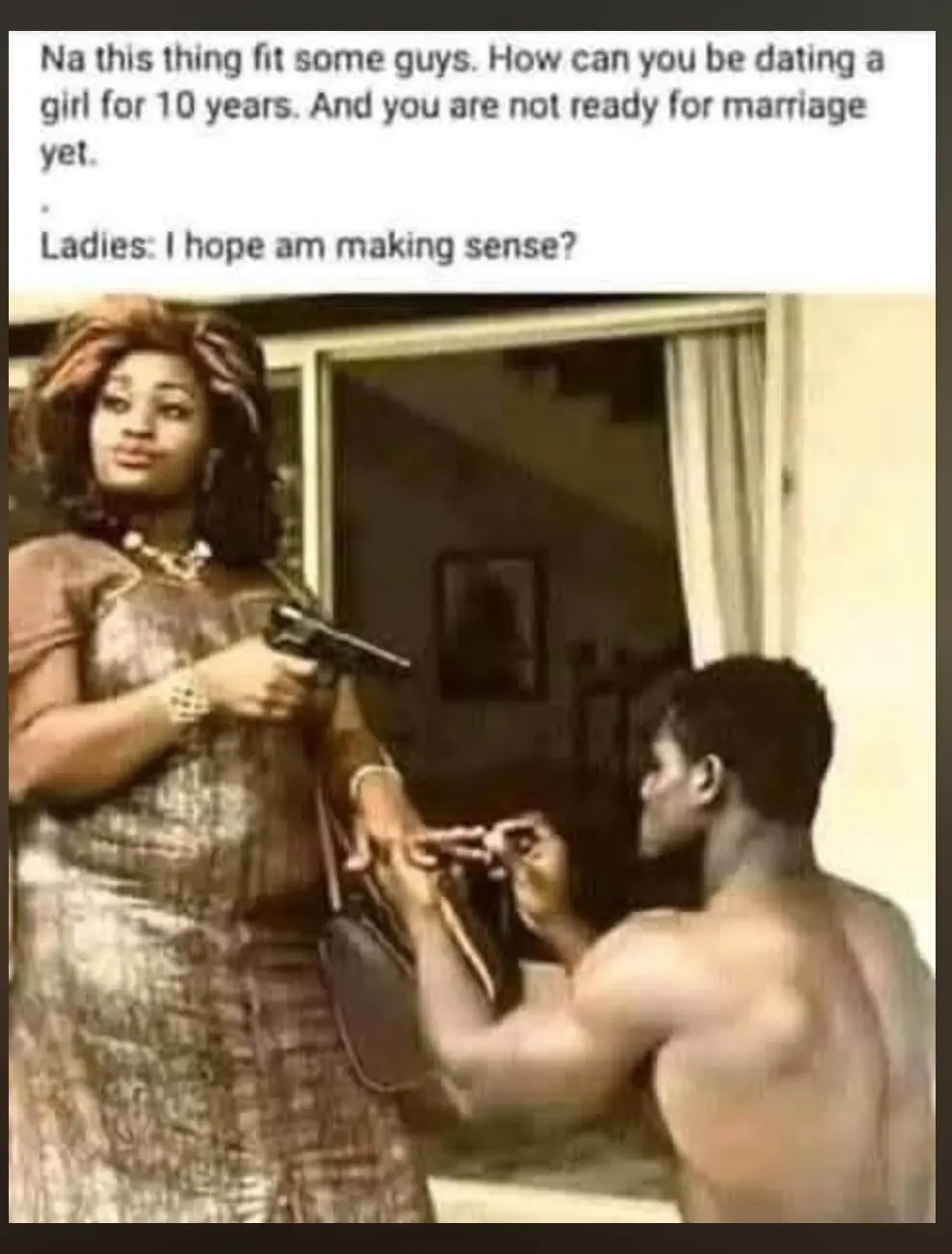 Marriage Drama Don Rise ooooo. Maybe it seems some men deserve this, what do you ๐ค?