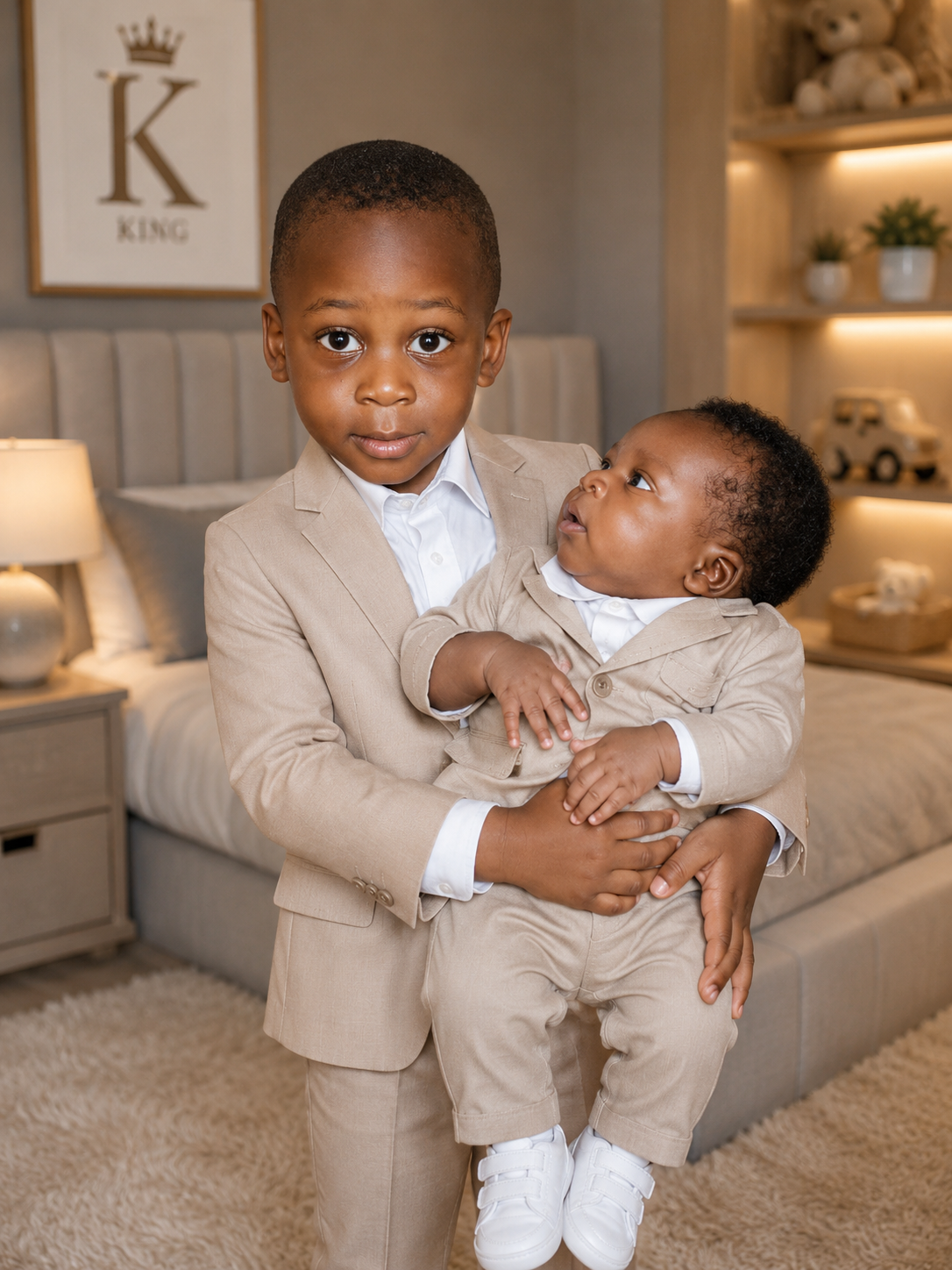 King and George, you are gifts from God. May His grace go before you, His mercy follow you, and His...
