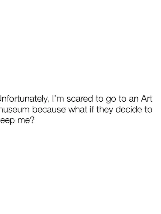 โI just wanted to admire art, not become part of the collection ๐ญ๐ Who else is scared? ๐โ
#lekeel...