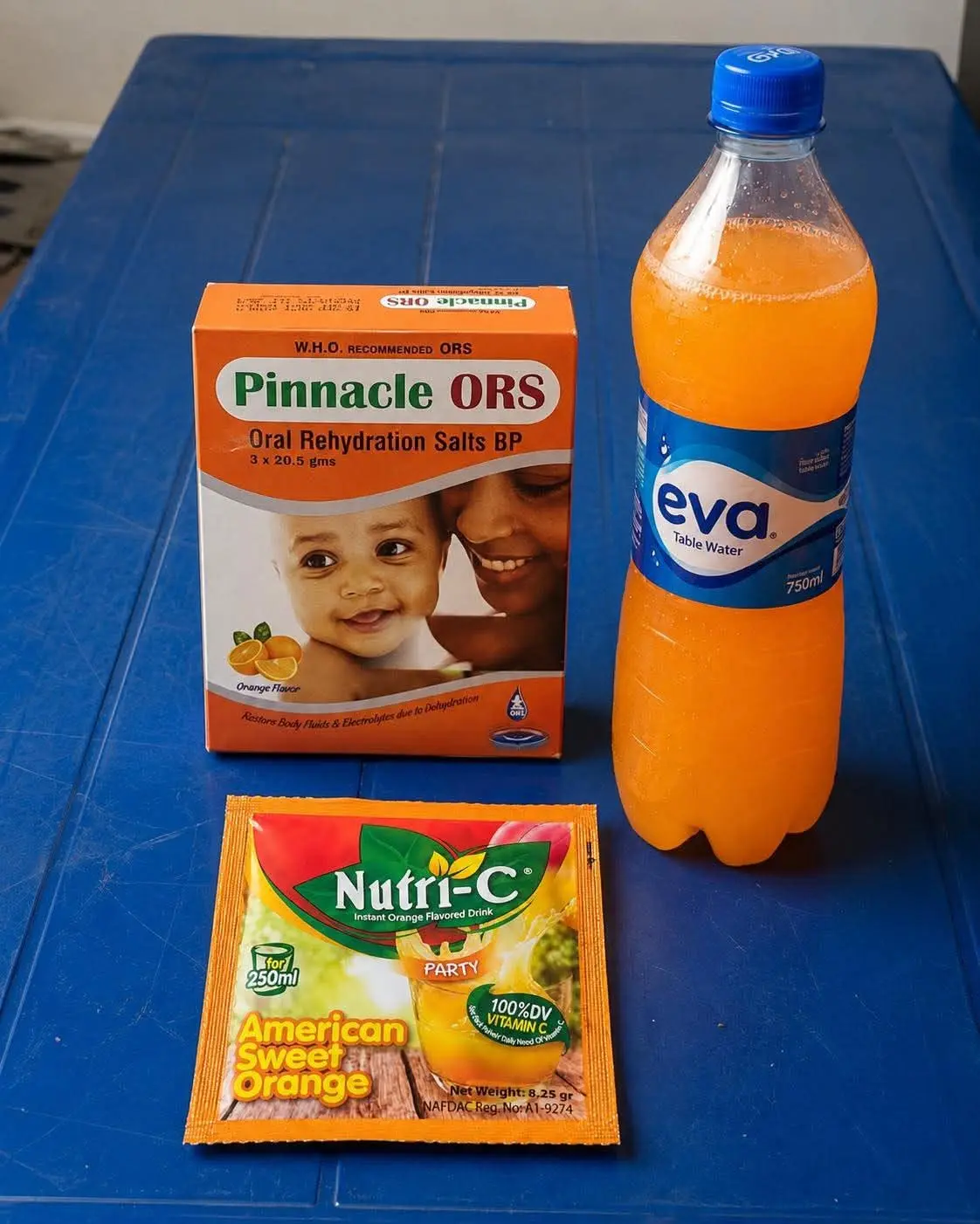 ORS + Nutri-C
A lot of people prefer this combination because ORS alone is not sweet. 😁
But here’...