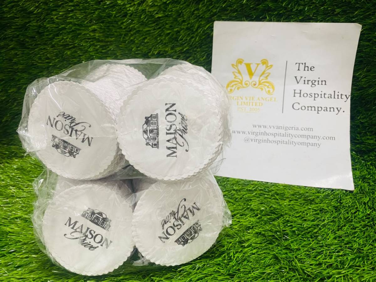 Branded tissue coaster where hygiene meets hospitality Call or Chat 09022228280 #Virginhospitalityco...
