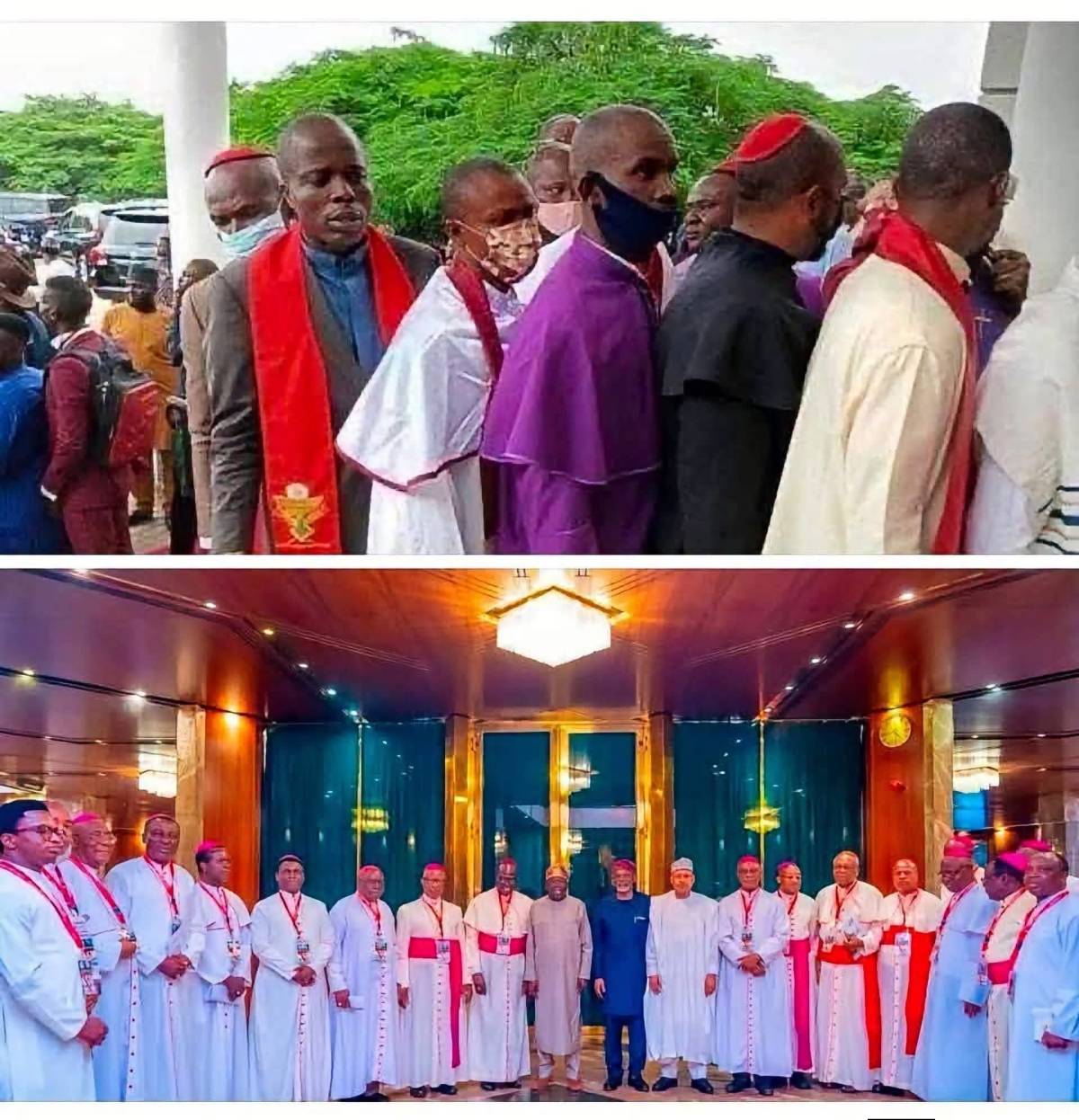 The real Bishops refused to be bought. They look at Tinubu's face, and told him that he has failed....