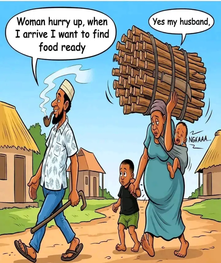 Please, if you are this kind of husband, change, make prayer work for your head!
Marriage is not a...