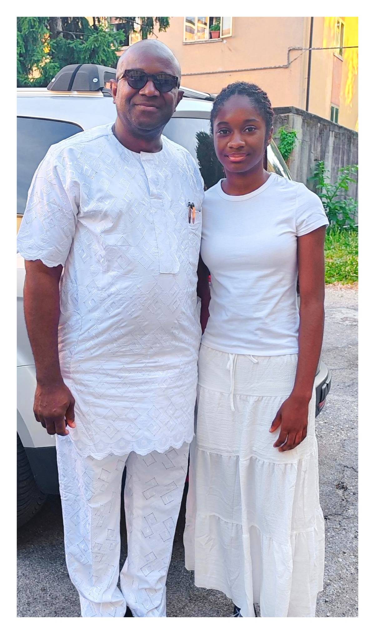 A great Sunday service with my  daughter