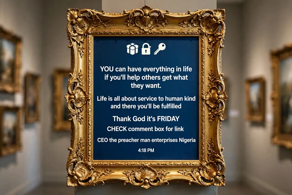 Post by CEO the preacher man enterprises nig