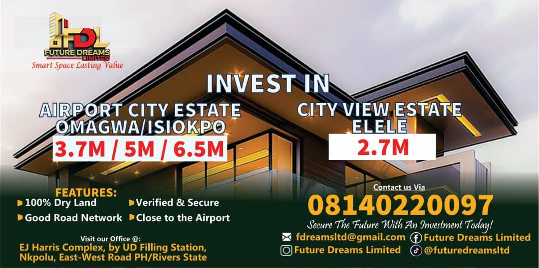 Get Your Property today at Airport City Estate Omagwa Powered by Future Dreams Ltd