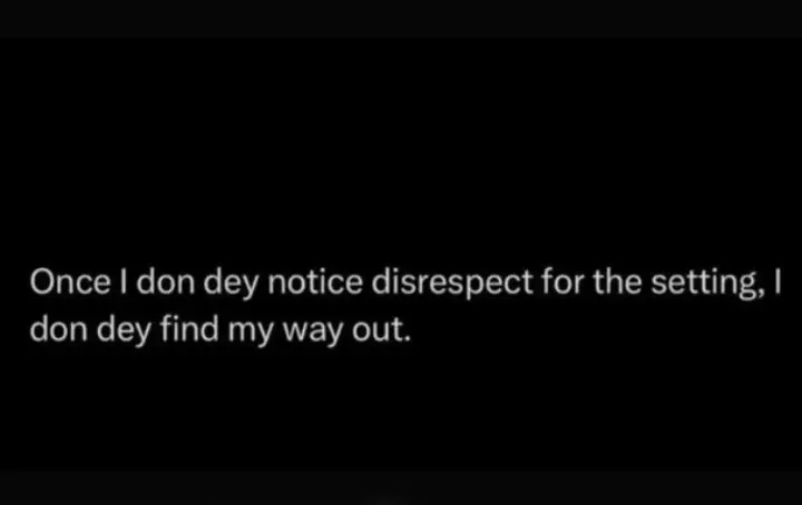 I can tolerate anything,but please dont disrespect me.....no matter what i gain from you,once im bei...