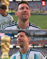 Ooh Messi, honestly I just remembered how you lost to Spain my second country ooh I saw your deep cr...