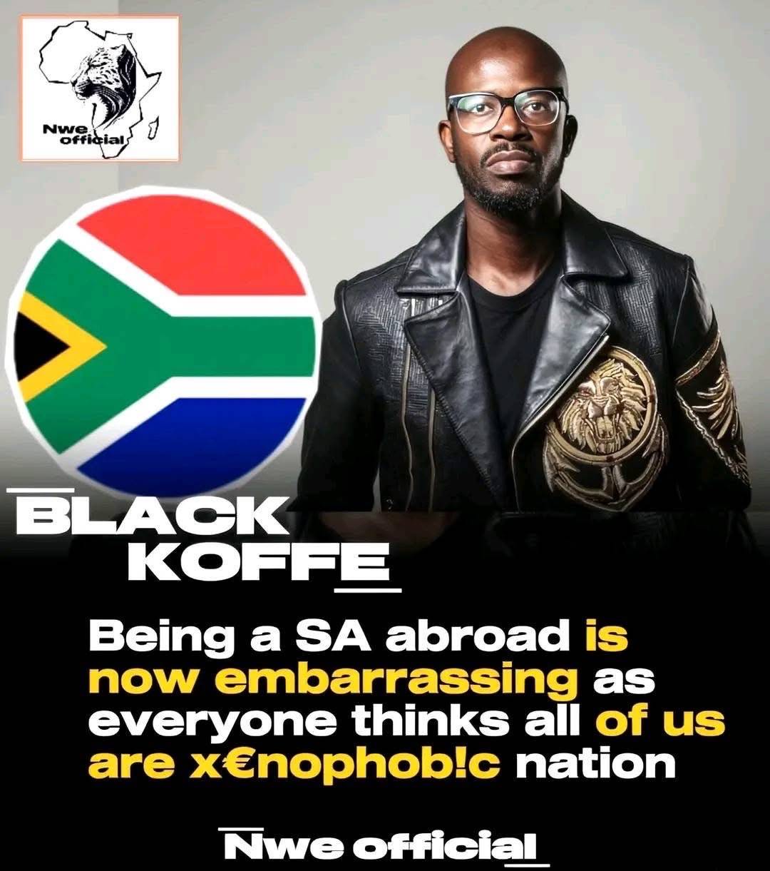 South Africa world DJ complaining about the xenophobia going on in their country ๐๐๐