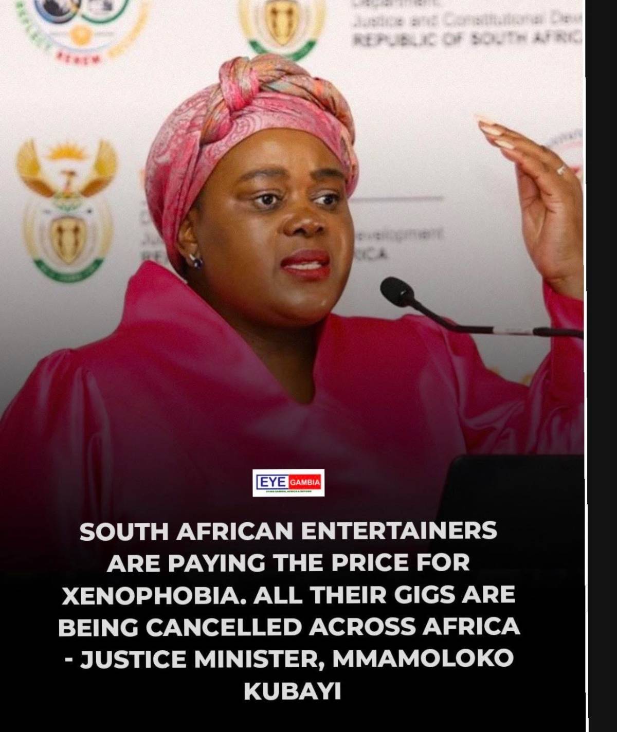 South Africa's creative industry is facing a massive financial blow as artists see their bookings an...