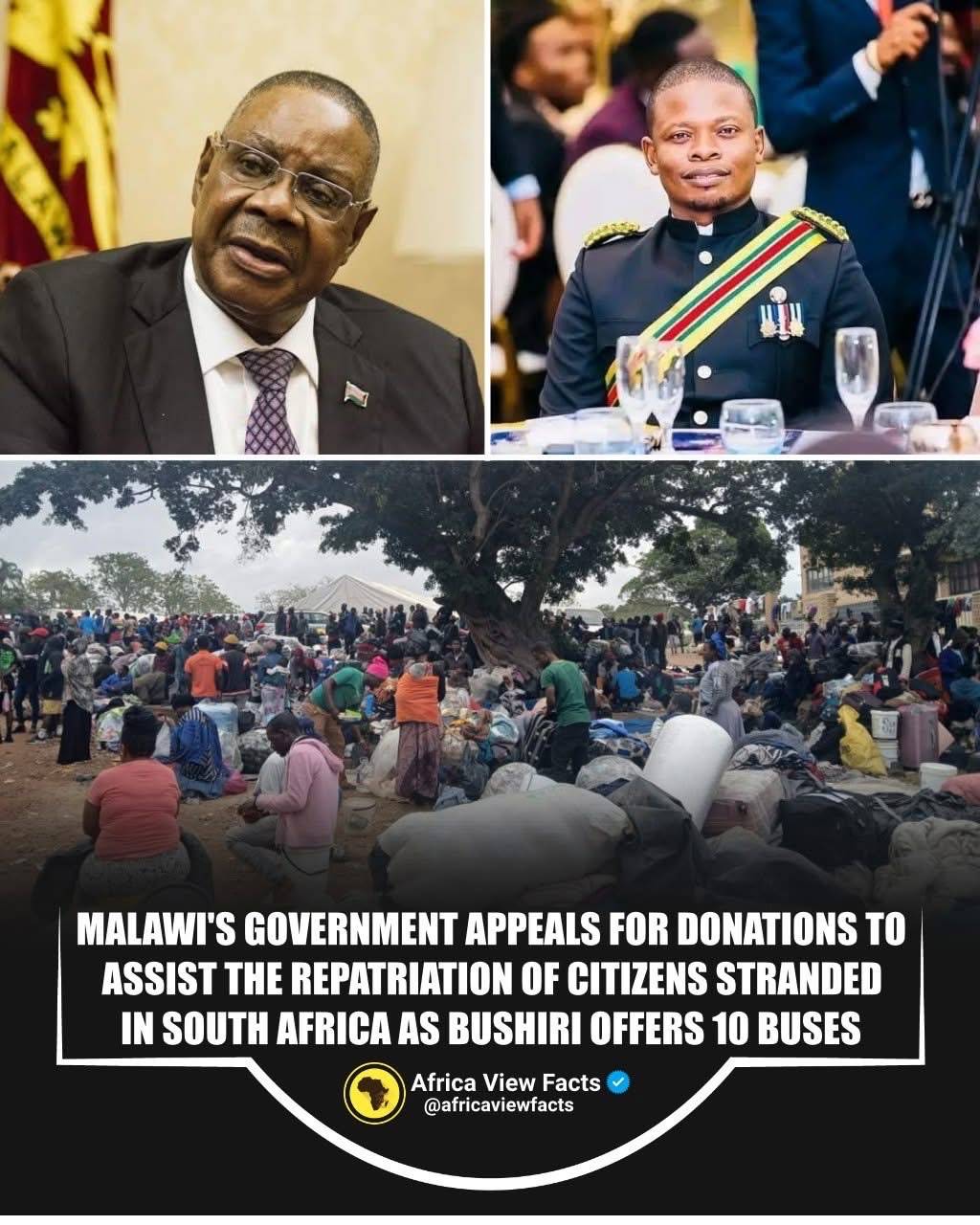 Malawi's ๐ฒ๐ผ Government is appealing for donations to help repatriate around 10,000 citizens stranded...
