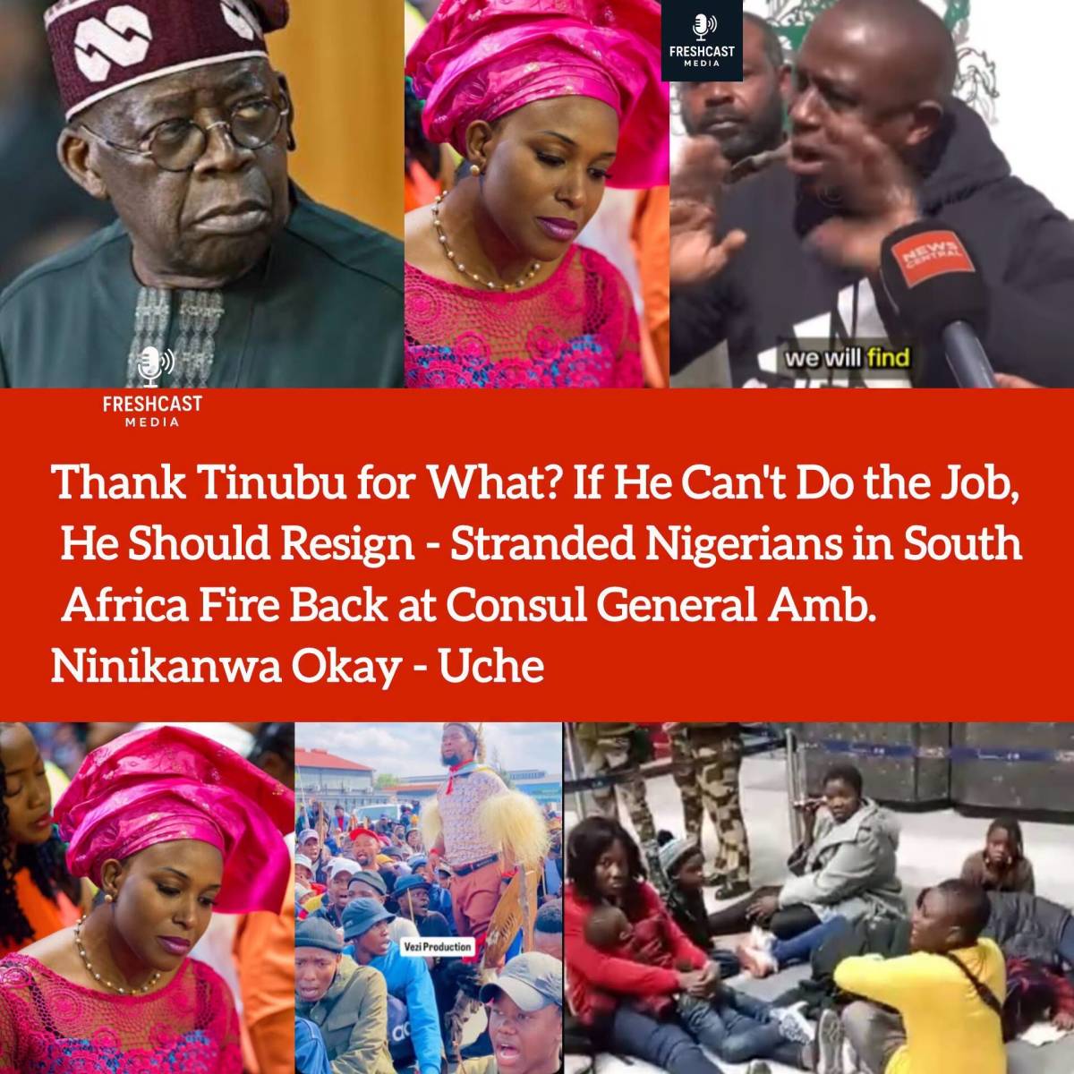 The Nigerian Consul General in South Africa has come under heavy criticism after urging stranded Nig...