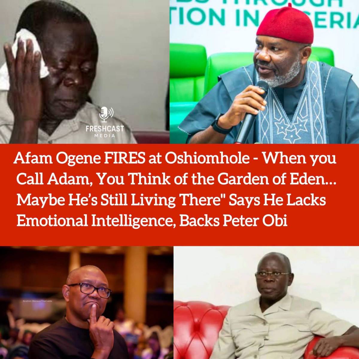 Afam Ogene has fired back at former Edo State Governor Adams Oshiomhole, saying his claims about Pet...