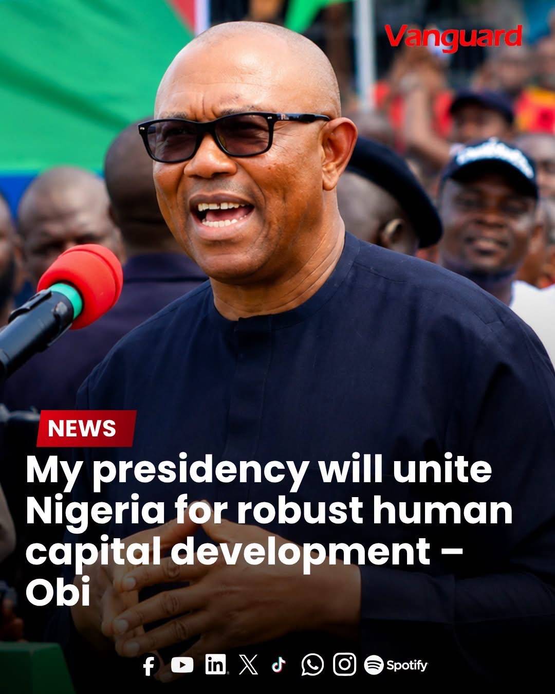 The presidential candidate of the Nigeria Democratic Congress, NDC, ahead of the 2027 polls, Peter O...