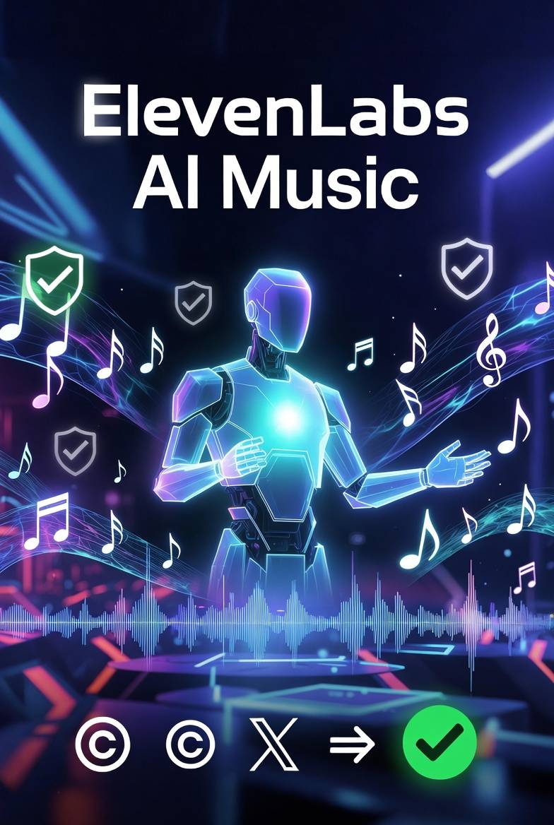 "๐ ElevenLabs just leveled up AI music: licensed generation thatโs not only fire but legally safe!...