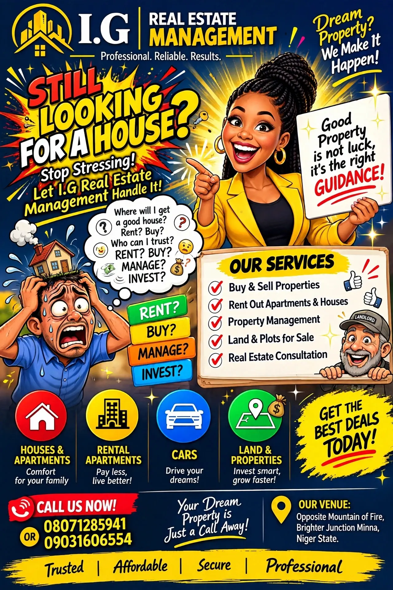 Oyah come let's talk business