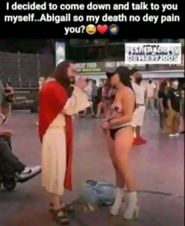 Jesus Christ na guy man e bee