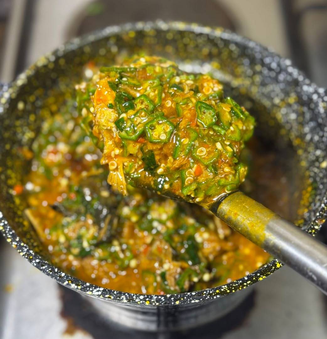 *Who else isnโt a fan of okro soup?* ๐
๐๐ฝ = Iโm in between
โค๏ธ = I really enjoy it
๐ = Not me...