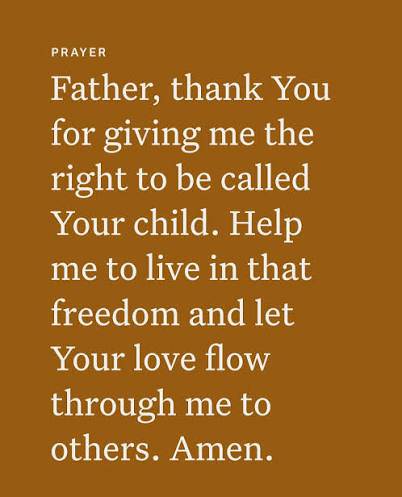 I'd love to share today's prayer with you!
A Prayer for a New Name
Father, thank You for giving me...