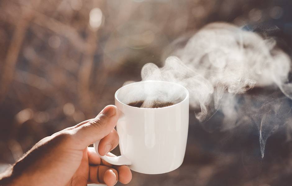 Start off your day with a steaming hot cup of coffee on a rainy Tuesday, just like me. Good morning...