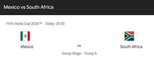 I am not interested in this year's World Cup for obvious reasons but somebody please help me beg Mex...