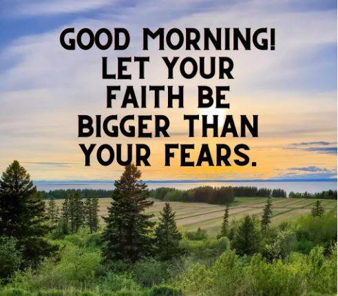 Good morning mutuals.
How was your weekend?
Today, step out with confidence and absolute faith in Go...