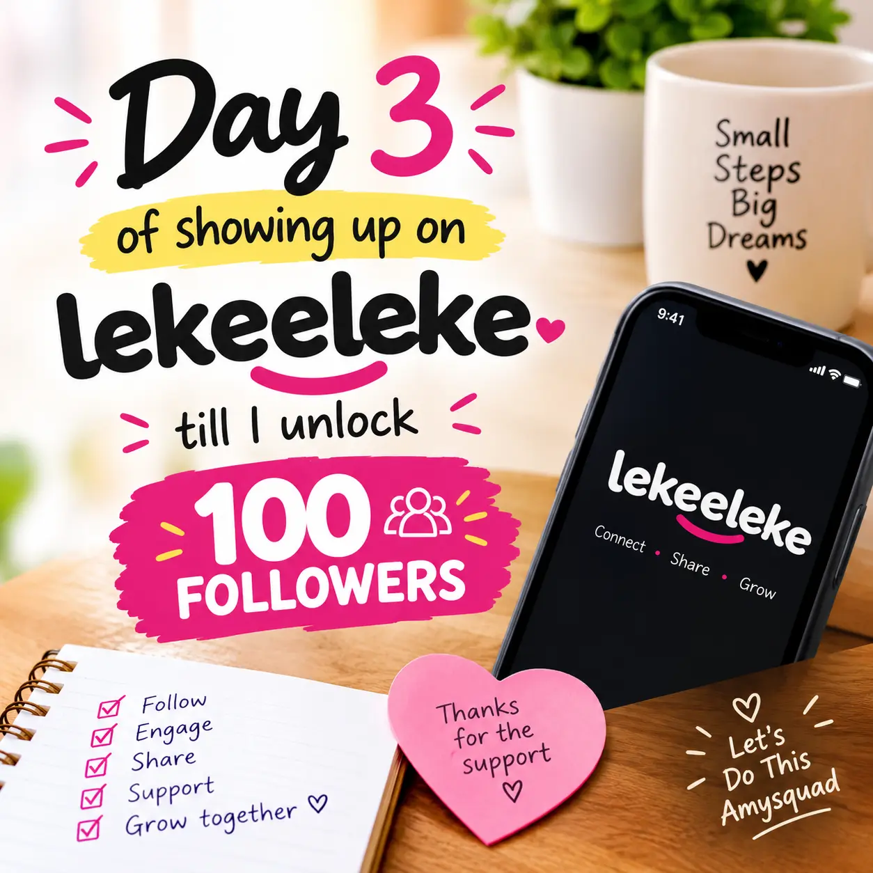 Let's connect my amazing people of lekeeleke