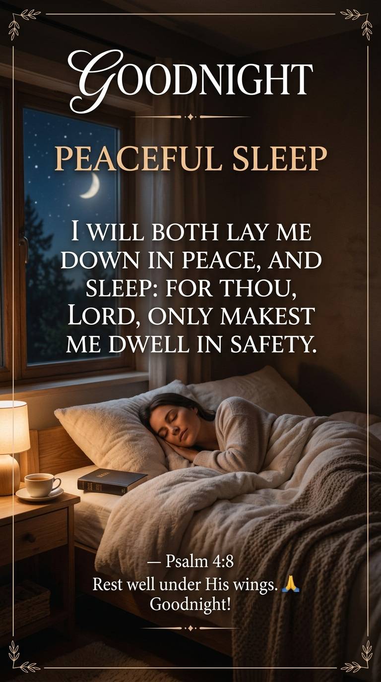 Rest under God's protection... Goodnight 🥰