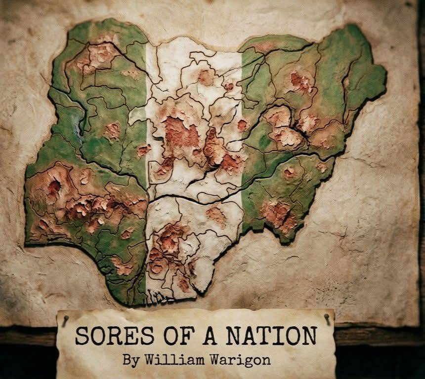 ๐ฆ๐ข๐ฅ๐๐ฆ ๐ข๐ก ๐ ๐ก๐๐ง๐๐ข๐ก
The skin of my nation
Devastated by Jobian sores
Is festering without control....