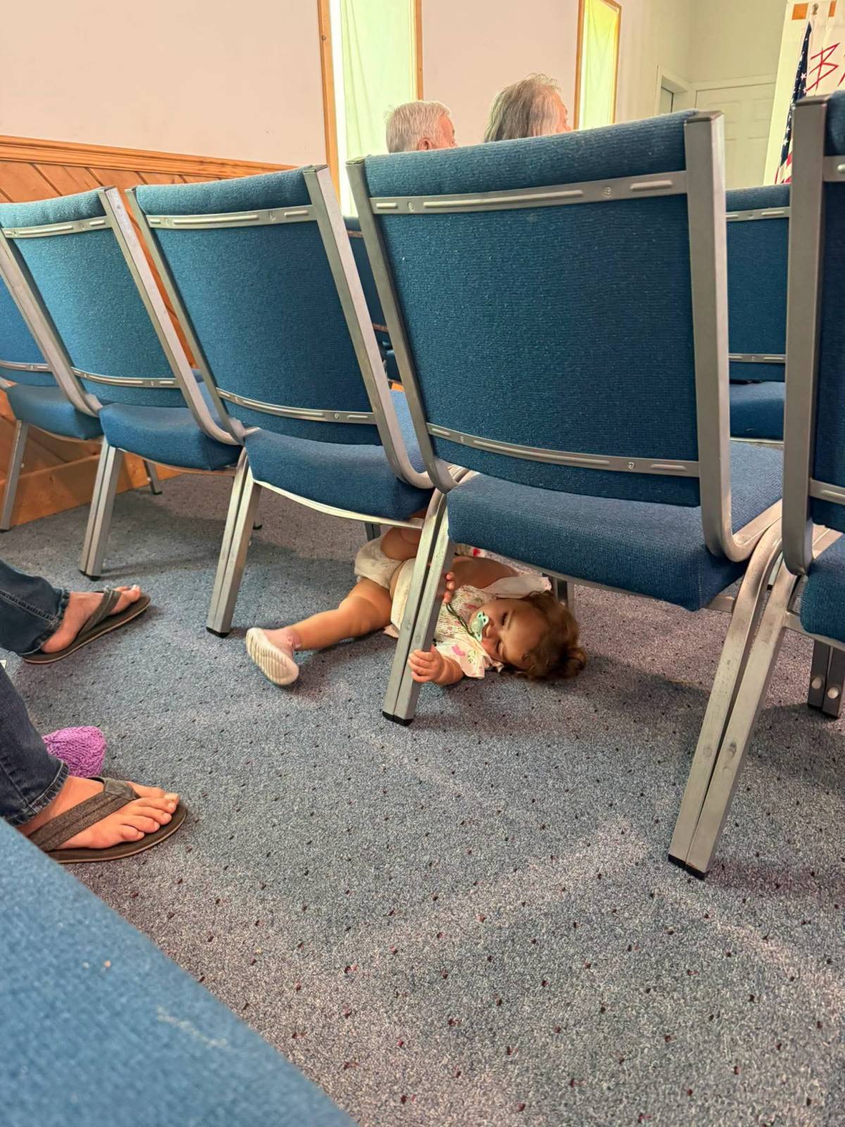 Bring your kids to church, even if it looks like this.
One day she’ll sit quietly through the enti...