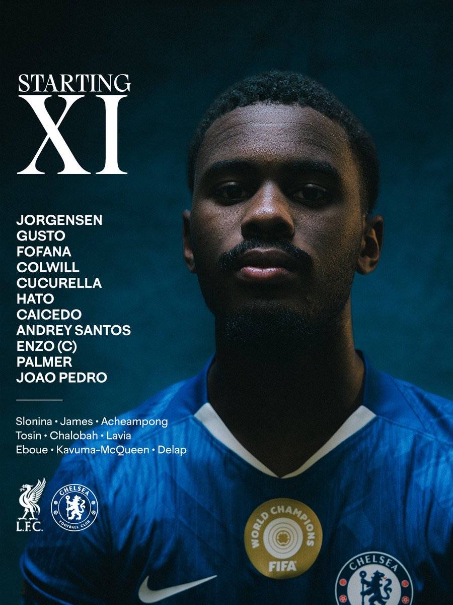 Our starting XI at Anfield. ๐
#CFC | #Chelsea | #LIVCHE
๐ฒ @CFC_ChelseaFC