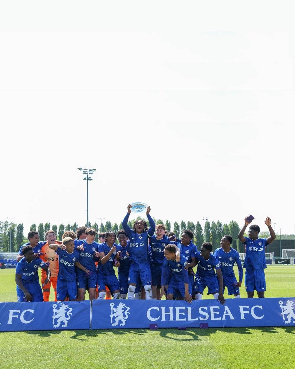#U18PL champions. 💙

#CFC | #Chelsea

📲 @CFC_ChelseaFC