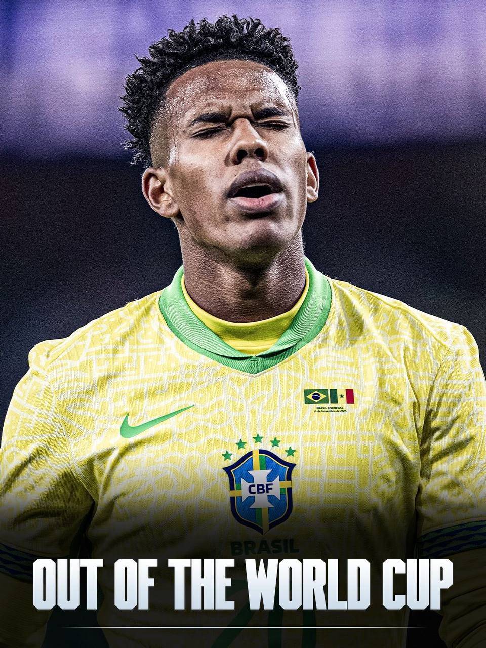 🚨 BREAKING: Estêvão, being left out of Brazil preliminary squad for the 2026 World Cup due to injur...