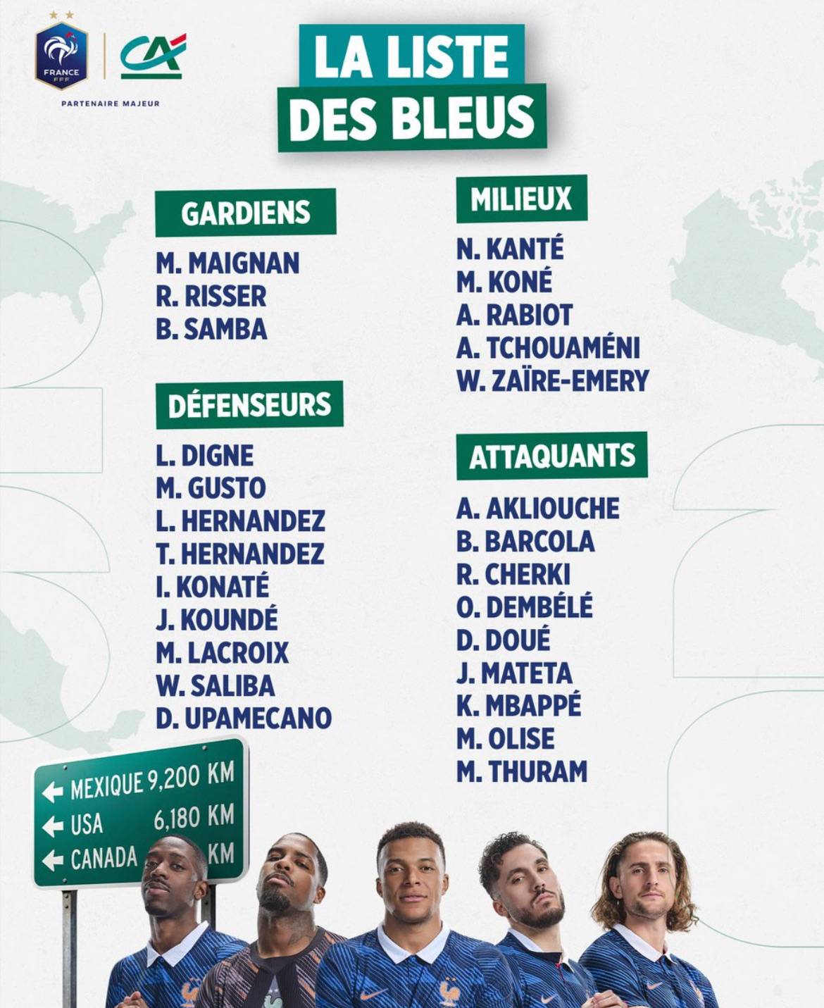 Malo Gusto has been selected to represent France at the 2026 World Cup! ๐๐ซ๐ท๐ต
#CFC | #Chelsea | #I...
