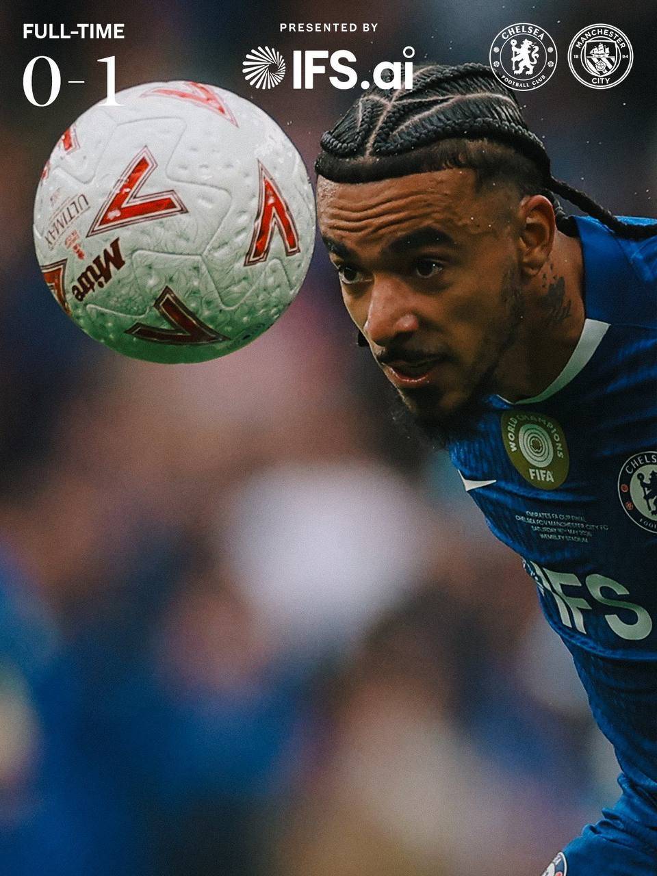 Narrowly defeated in the FA Cup final.
Chelsea have lost the SEVENTH consecutive final at Wembley....