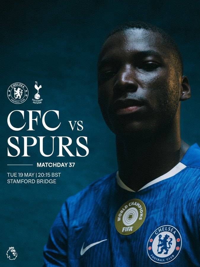IT'S MATCHDAY! ๐ต
๐ Tottenham
๐ Stamford Bridge
๐ค PL - Gameweek 37
โ๏ธ 8.15pm - UK
๐บ Sky Sports...