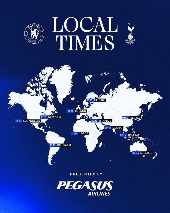 Where are you watching from? 🌏

#CFC | #Chelsea | #CHETOT