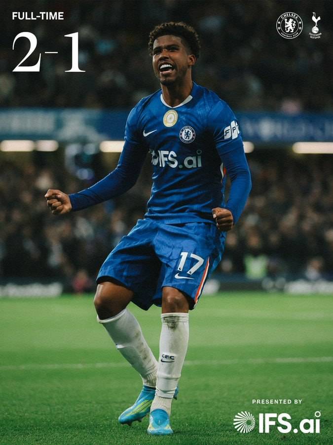 Another league double over Tottenham Hotspur! ๐
#CFC | #Chelsea | #CHETOT