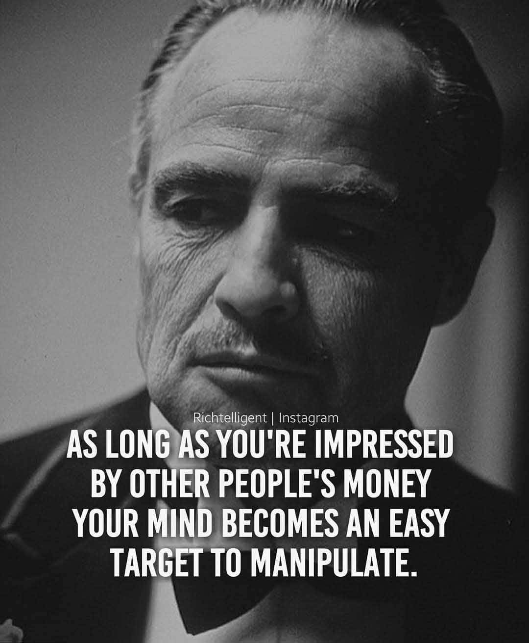 WISE WORDS YOU NEED TO HEAR....... DON'T BE IMPRESSED BY OTHER PEOPLE'S MONEY ๐ฐ