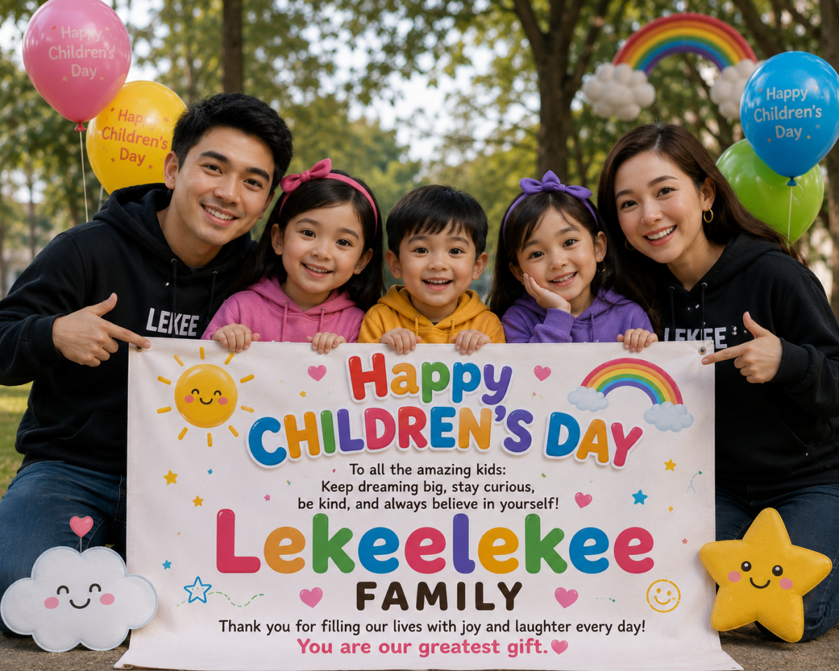 HAPPY CHILDREN'S DAY ๐ฅณ๐
@lekeelekee fam.
#27thmay
#forthekids
#childrensday
#Eidkabir