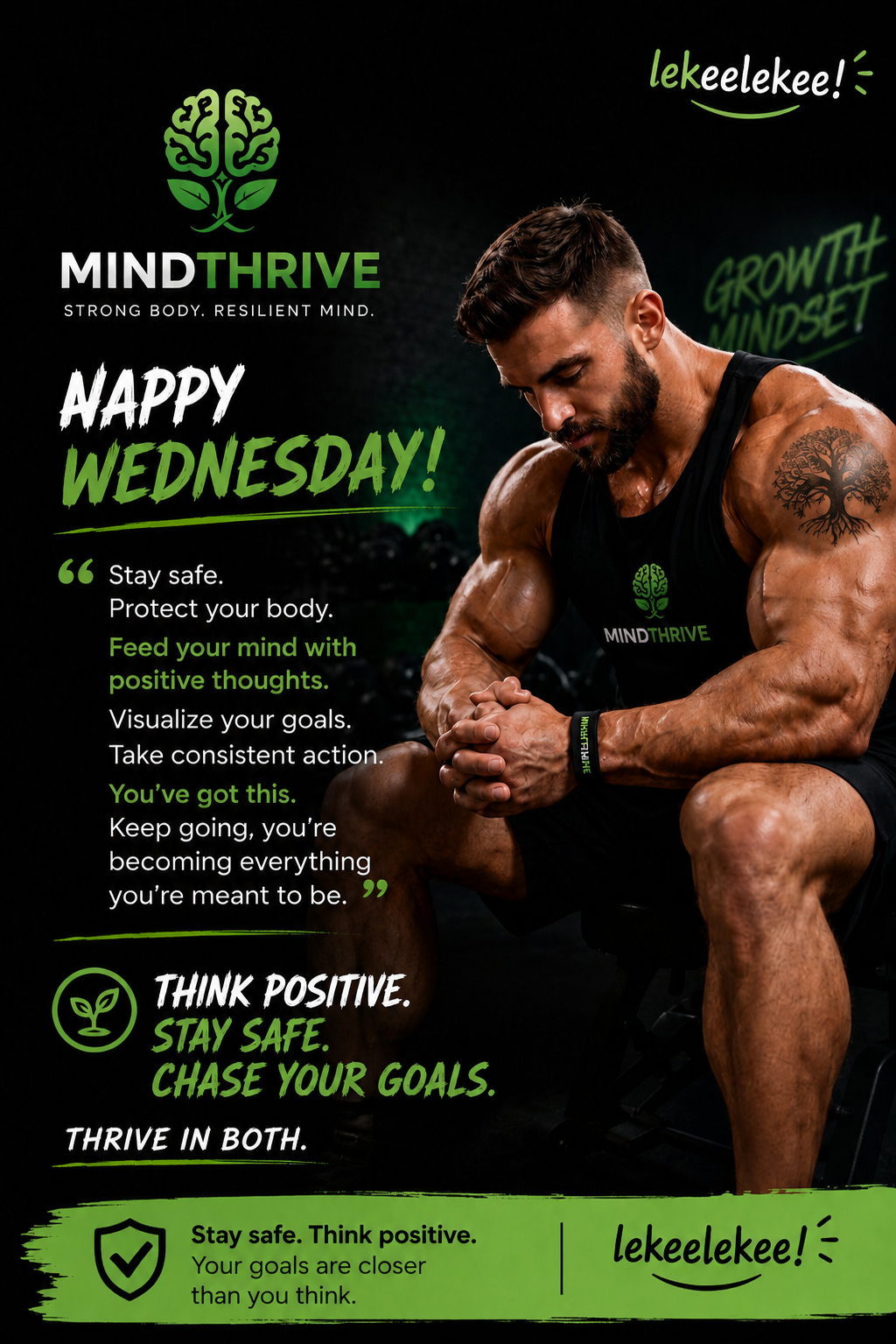 MINDTHRIVE IS HERE TO REMIND YOU OF SAFETY, BE POSITIVE EVEN WHEN THINGS LOOK BAD 😞, DON'T LOOSE VI...