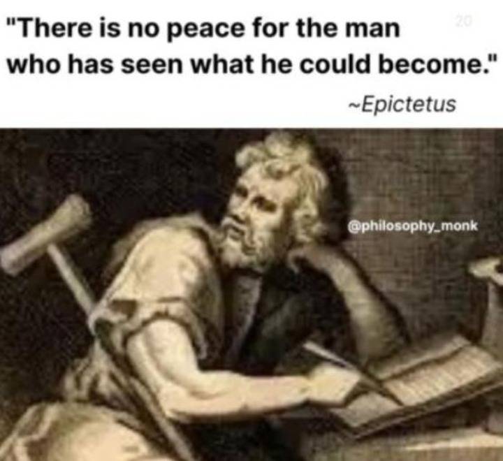 THERE IS NO PEACE FOR A MAN WHO HAS SEEN A MAN HE COULD BECOME.
Have a great weekend ahead @lekeelek...