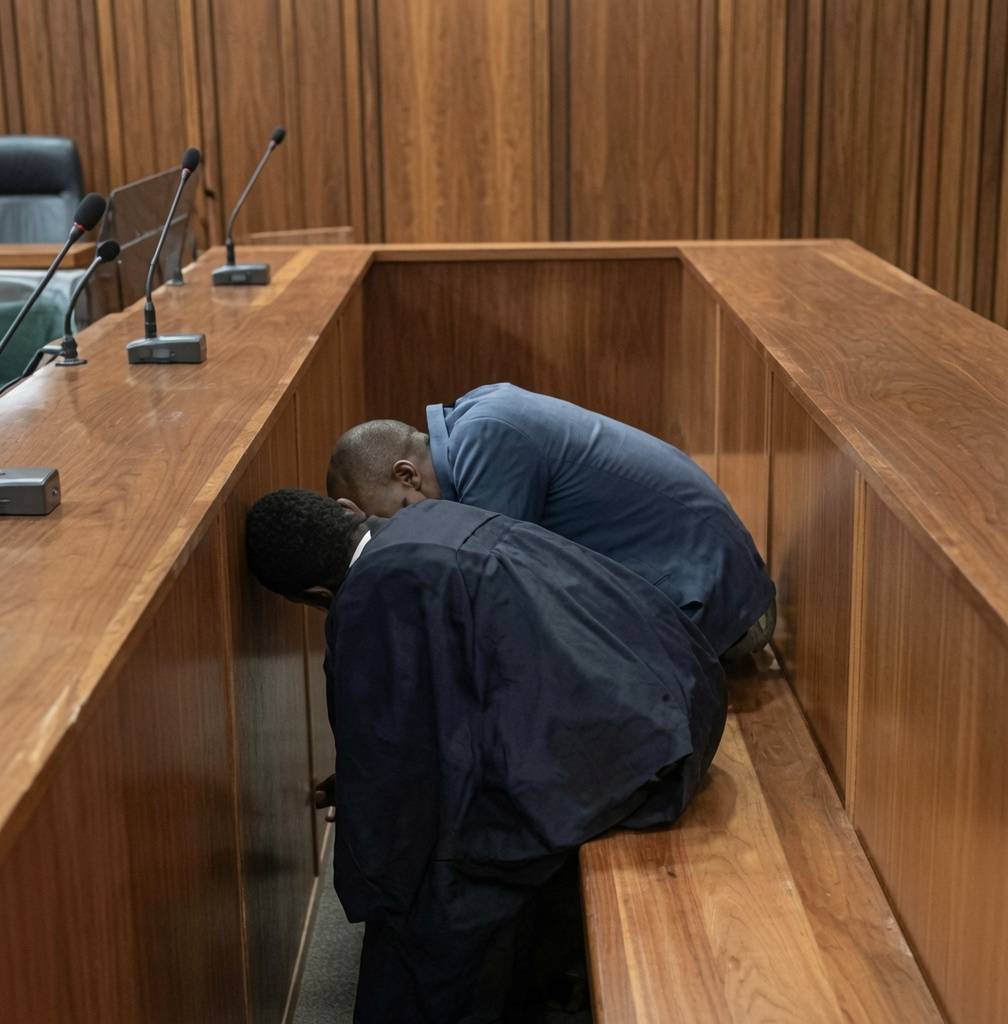 Once the judge ask are you guilty or not ... just start dancing I will tell the judge that you have...