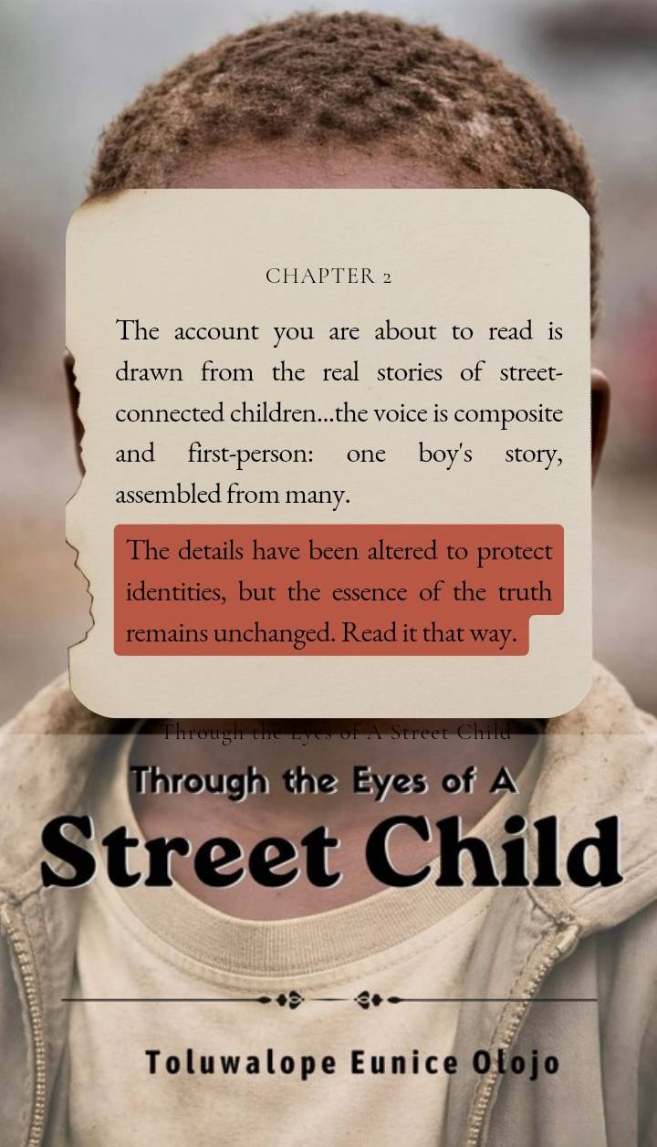 A child doesn't end up on the street in one day. Not at all. The street has a subtle way of enticing...