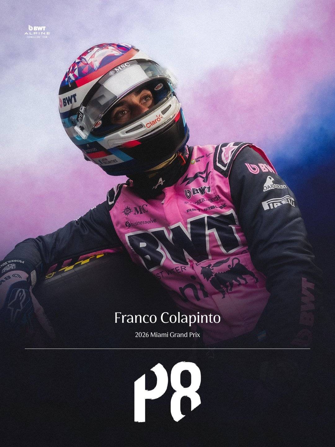 #Alpine's Franco Colapinto achieved his best results of the season, finishing in 8th place and secur...