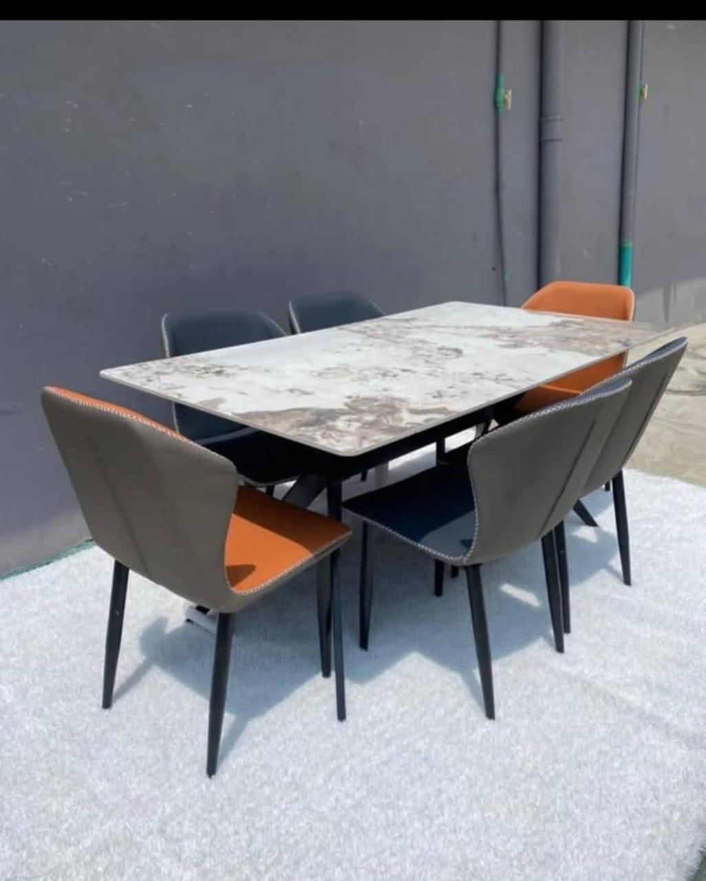 ๐ Item: Brand New 6 Seater Marbled Top Dinning
๐ฐ Price: 420k
๐ Location: Ojo
๐REF: wats524
โผ...